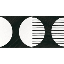 Equipe Caprice Deco С000296108 22126_Deco Moonline B&W keramisk granitt 20x20 cm, Spania - foto 1 - foto 1