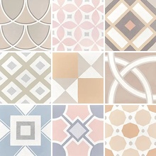Equipe Caprice Deco С000296086 22103_Patchwork Pastel keramisk granitt 20x20 cm, Spania, imitasjon av hydraulisk flis - foto 1 - foto 1