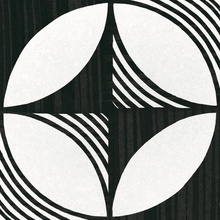 Equipe Caprice Deco 22123 Compass B&W porcelain tile 20x20 cm, Spain, stone  - photo 1 - photo 1