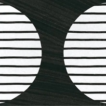 Equipe Caprice Deco 22126 Moonline B&W porcelain tile 20x20 cm, Spain, stone  - photo 1 - photo 3