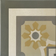 Equipe Caprice С000247842 20929_CornerBurgundy Décor 20x20 cm, Espagne, imitation de carrelage hydraulique - photo 1 - photo 1