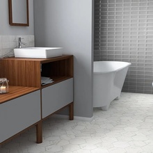 Equipe Carrara 7,5x15, ceramica, Spagna, marmo di carrara - foto di interni 1 - 3 Equipe Carrara 7,5x15, ceramica, Spagna, marmo di carrara - foto di interni 1 - foto 3