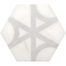 Equipe Carrara 23103 Hexagon Flow porcelain tile 17,5x20 cm, Spain - photo 1 - photo 1