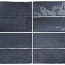 Equipe Coco 27988 Blue Night Glossy keramisch graniet 5x15 cm, Spanje, baksteen  - foto 1 - foto 2