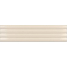 Equipe Costa Nova 28497 Onda Beige Pale Glossy wall tile 5x20 cm, Spain, stone  - photo 1 - photo 1