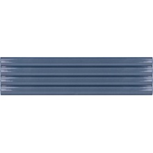 Equipe Costa Nova 28491 Onda Banyan Blue Glossy wall tile 5x20 cm, Spain, stone  - photo 1 - photo 1