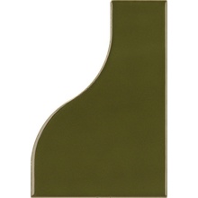 Equipe Curve 28850 Garden Green Gloss wall tile 8,3x12 cm, Spain, stone  - photo 1 - photo 1