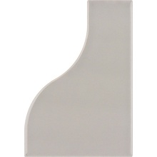 Equipe Curve 28857 Grey Matt wall tile 8,3x12 cm, Spain, stone  - photo 1 - photo 1