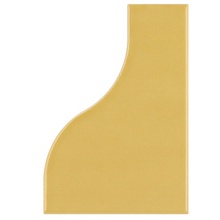 Equipe Curve 28847 Yellow Gloss wall tile 8,3x12 cm, Spain, stone  - photo 1 - photo 1