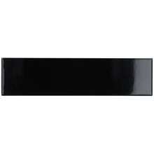 Equipe Evolution 13387 Negro Brillo carreau mural 10x40 cm, Espagne, effet pierre  - photo 1 - photo 1