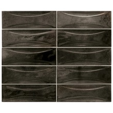 Equipe Hanoi С000573777 30040_ArcoblackAsh wall tile 6,5x20 cm, Spain, crackle - photo 1 - photo 1