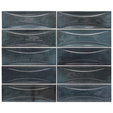 Equipe Hanoi С000573778 30041_ArcoblueNight wall tile 6,5x20 cm, Spain, crackle - photo 1 - photo 1