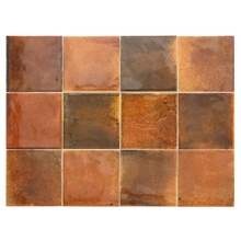 Equipe Hanoi С000573757 30018_BurntRed wall tile 10x10 cm, Spain, crackle - photo 1 - photo 1