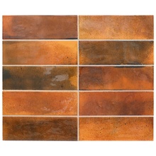 Equipe Hanoi С000573775 30038_BurntRed wall tile 6,5x20 cm, Spain, crackle - photo 1 - photo 1