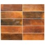 Equipe Hanoi С000573775 30038_BurntRed wall tile 6,5x20 cm, Spain, crackle - photo 1