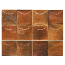 Equipe Hanoi С000573766 30029_ArcoburntRed wall tile 10x10 cm, Spain, crackle - photo 1 - photo 1