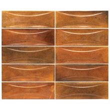 Equipe Hanoi С000573784 30066_ArcoburntRed wall tile 6,5x20 cm, Spain, crackle - photo 1 - photo 1