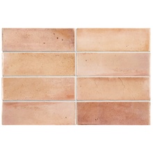 Equipe Hanoi С000573800 30273_Pink wall tile 5,1x16,1 cm, Spain, crackle - photo 1 - photo 1