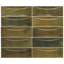Equipe Hanoi С000573780 30062_ArcowildOlive wall tile 6,5x20 cm, Spain, crackle - photo 1 - photo 1