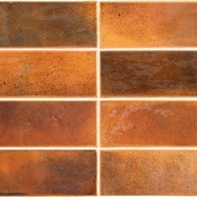Equipe Hanoi 30269 Burnt Red wall tile 5,1x16,1 cm, Spain, stone  - photo 1 - photo 2