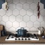 Equipe Hexatile 17,5x20 см, glazed porcelain stoneware, Spain, monochrome - interior photo 21