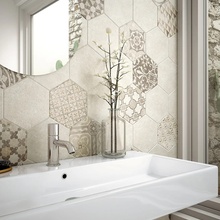 Equipe Hexatile Cement 17,5x20 см, geglazuurd keramisch graniet, Spanje, beton - interieurfoto 1 - foto 1