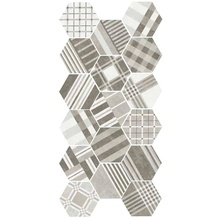 Equipe Hexatile Cement С000294255 22101_Cement GEO Grey keramisk granitt 17,5x20 cm, Spania, imitasjon av hydraulisk flis - foto 1 - foto 1