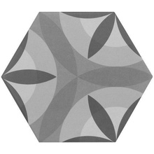 Equipe Hexatile С000344015 21355_Nature B&W EQ-10D gres porcelanowy 17,5x20 cm, Hiszpania, imitacja płytek hydraulicznych - zdjęcie 1 - zdjęcie 1