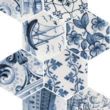 Equipe Hexatile 23216 Patchwork Lisboa Decor 17,6x20,1 cm, Spain, stone  - photo 1 - photo 2