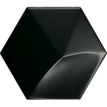 Equipe Magical 3 24430 Oberland Black Matt wandtegel 10,7x12,4 cm, Spanje, steen  - foto 1 - foto 1