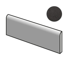 Equipe Magma 24992 Bullnose Black Coal baseboard 6,5x20 cm, Spain, stone  - photo 1 - photo 1