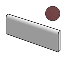 Equipe Magma 24997 Bullnose Burgundy baseboard 6,5x20 cm, Spain, stone  - photo 1 - photo 1