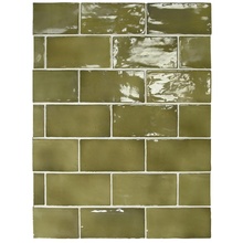 Equipe Manacor С000509053 26908_Basil_green piastrella da parete 7,5x15 cm, Spagna - foto 1 - foto 1