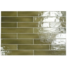 Equipe Manacor С000509431 26928_Basil/Green_gloss piastrella da parete 6,5x40 cm, Spagna - foto 1 - foto 1