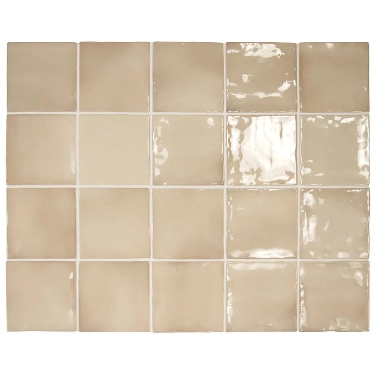 Equipe Manacor С000509419 26913_Beige/Argile_gloss stěnová dlaždice 10x10 cm, Španělsko - fotografie 1 Equipe Manacor С000509419 26913_Beige/Argile_gloss stěnová dlaždice 10x10 cm, Španělsko - fotografie 1