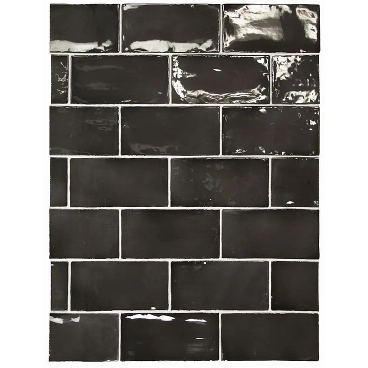 Equipe Manacor С000509413 26906_Black_gloss piastrella da parete 7,5x15 cm, Spagna - foto 1 Equipe Manacor С000509413 26906_Black_gloss piastrella da parete 7,5x15 cm, Spagna - foto 1