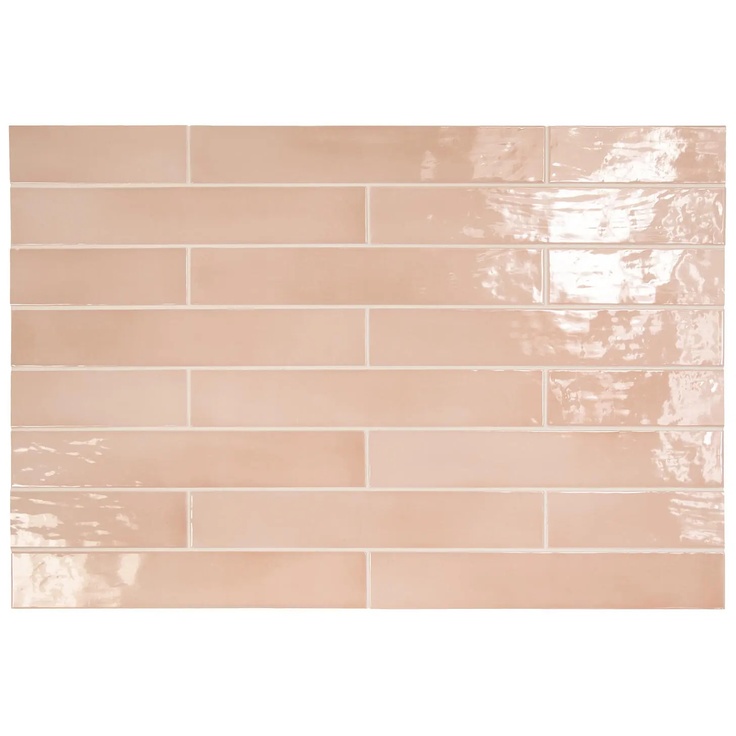 Equipe Manacor С000509429 26924_Blush/Pink_gloss Wandfliese 6,5x40 cm, Spanien - Foto 1 Equipe Manacor С000509429 26924_Blush/Pink_gloss Wandfliese 6,5x40 cm, Spanien - Foto 1
