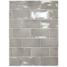 Equipe Manacor С000509414 26907_Mercury/Grey_gloss piastrella da parete 7,5x15 cm, Spagna - foto 1 - foto 1