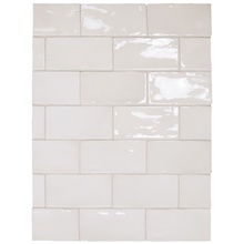 Equipe Manacor 26909 White wall tile 7,5x15 cm, Spain, stone  - photo 1 - photo 1