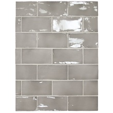 Equipe Manacor 26907 Mercury Grey wall tile 7,5x15 cm, Spain, stone  - photo 1 - photo 1