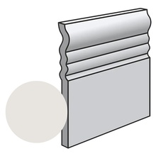 Equipe Metro Skirting  blanco brillo golvlist 15x15 cm, Spanien, sten  - foto 1 - foto 1