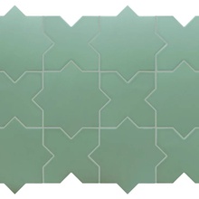 Equipe Porto 30621 Cross Pickle Green keramisch graniet 12x12 cm, Spanje, geen - foto 1 - foto 2