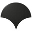 Equipe Scale С000295819 21976_Fan_black_matt_10,6*12_Eq-20S wall tile 10,6x12 cm, Spain - photo 1