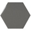 Equipe Scale С000295829 21913_Hexagon_dark_grey_12,4*10,7_Eq-10S wall tile 10,7x12,4 cm, Spain - photo 1