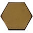 Equipe Scale С000391461 23837_Hexagon_metallic_12,4*10,7_Eq-15S wall tile 10,7x12,4 cm, Spain, crackle - photo 1