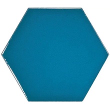 Equipe Scale С000391460 23836_Hexagon_electric_blue_12,4*10,7_Eq-15S veggflis 10,7x12,4 cm, Spania, craquelé - foto 1 - foto 1
