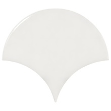 Equipe Scale 21968 Fan White wall tile 10,6x12 cm, Spain, none - photo 1 - photo 1