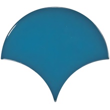 Equipe Scale 23841 Fan Electric Blue wall tile 10,6x12 cm, Spain, stone  - photo 1 - photo 1