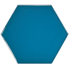 Equipe Scale 23836 Hexagon Electric Blue wall tile 10,7x12,4 cm, Spain, stone  - photo 1 - photo 1