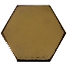 Equipe Scale 23837 Hexagon Metallic wall tile 10,7x12,4 cm, Spain, stone  - photo 1 - photo 1